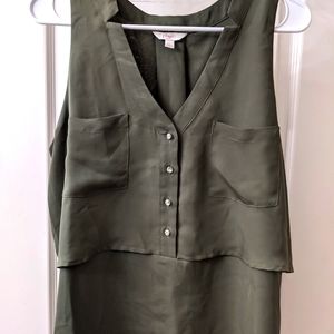 Candies Olive Green Blouse
